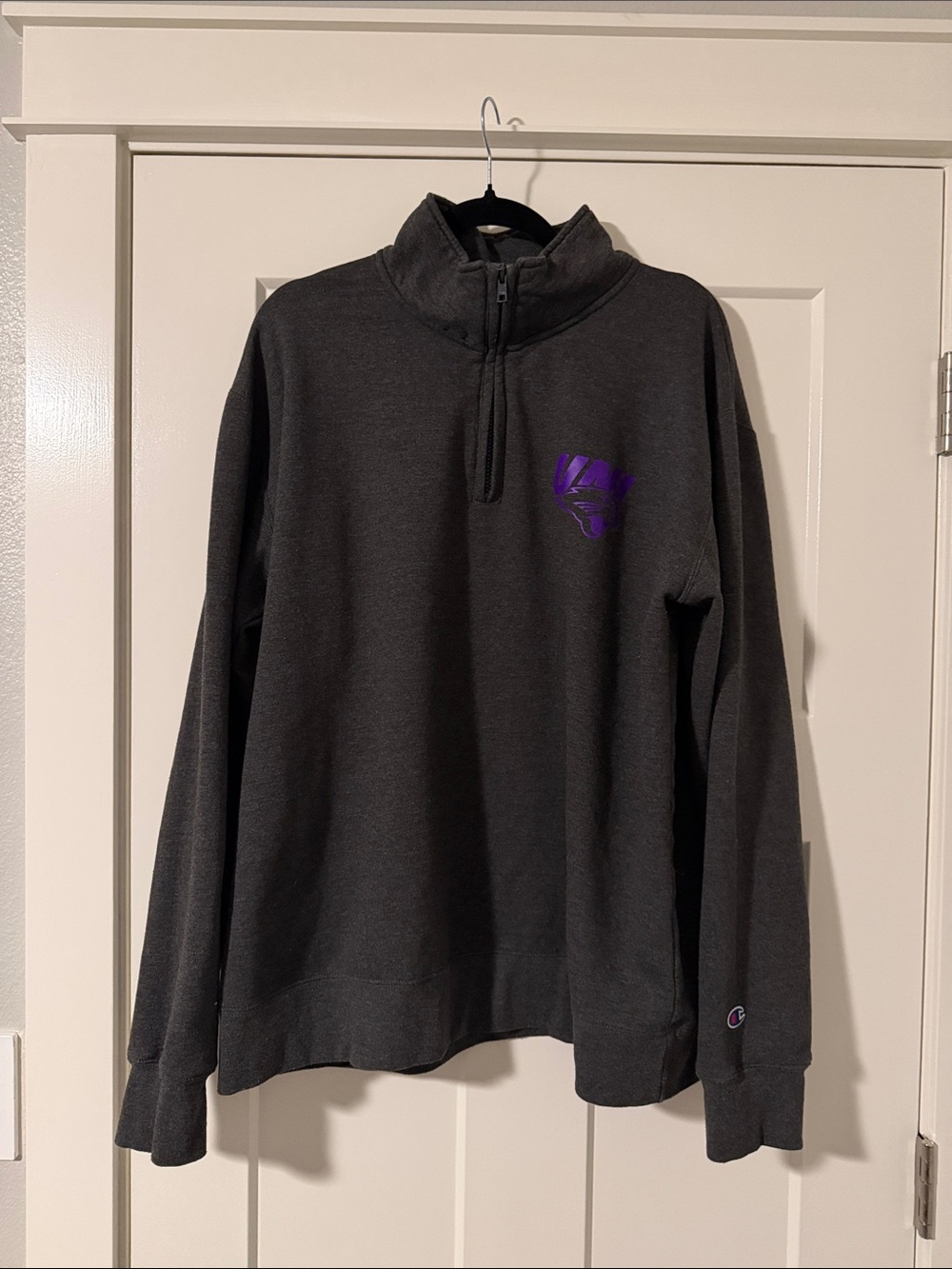 University of Northern Iowa Champion Dark Gray Quarter-Zip Pullover